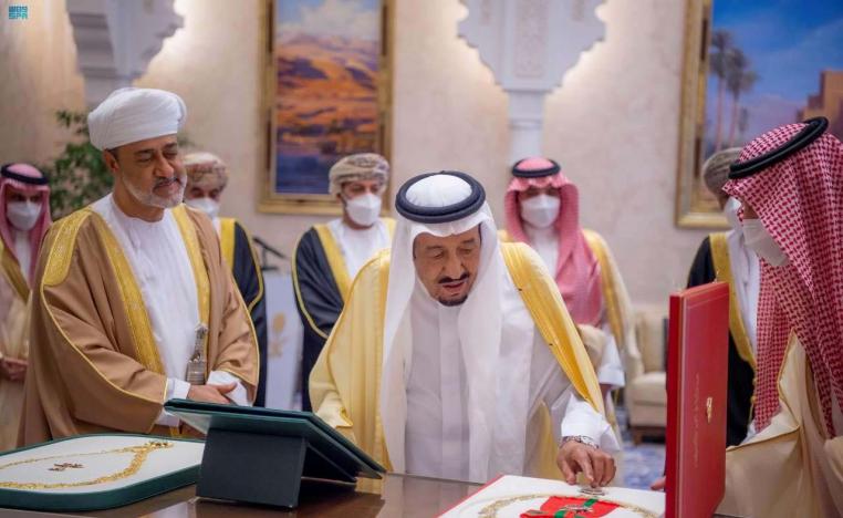 Saudi Arabia and Oman signed a document to establish a joint coordination council to oversee several agreements