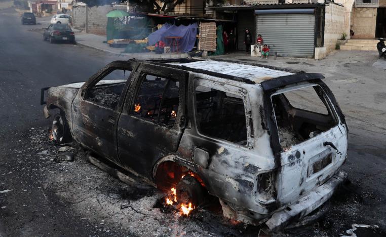 آثار اشتباكات بين حزب الله وقبائل عربية في خلدة جنوب بيروت