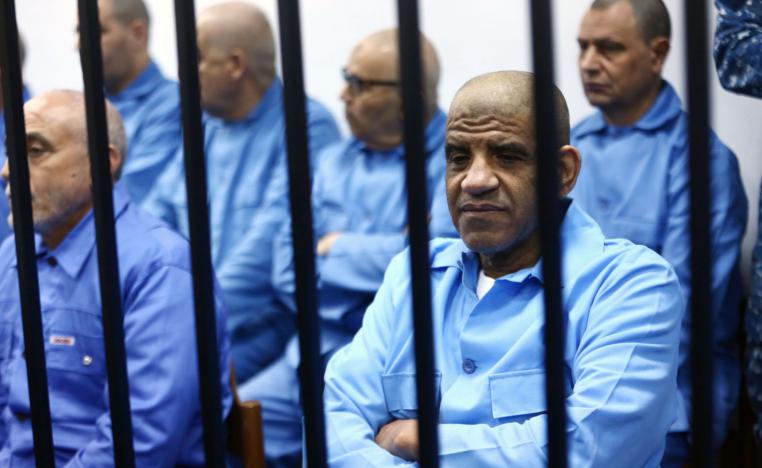 عبدالله السنوسي صدر بحقه احكام قضائية بينها حكم بالاعدام بالرصاص في 2015