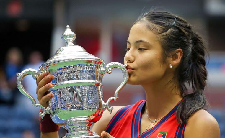 البريطانية الواعدة تتوج مشوارها الرائع في البطولة الاميركية