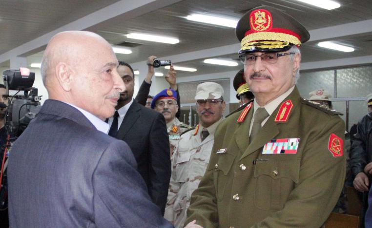 عقيلة صالح يواجه اتهامات باعداد قانون انتخابات على مقاس حفتر