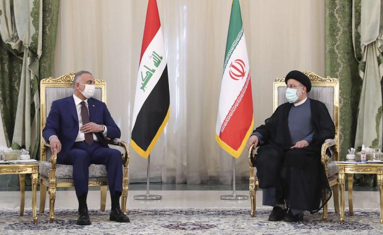 رئيسي والكاظمي يرغبان بتعزيز العلاقات التجارية بين إيران والعراق