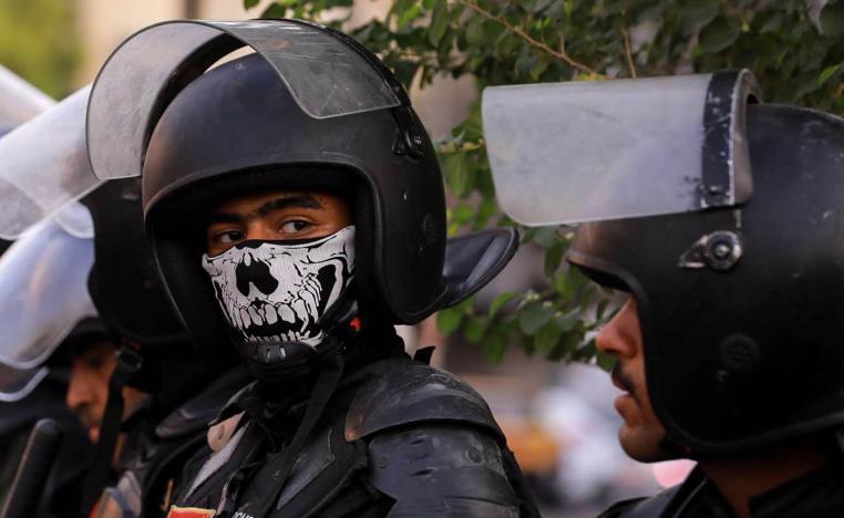 قوة شرطة عراقية وسط بغداد