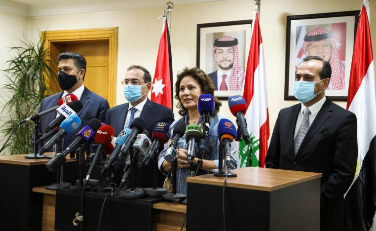 وزراء الطاقة في سوريا والاردن ومصر لبنان في اجتماع في عمان