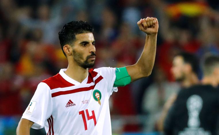 منتخب المغرب يحقق فوزه الثاني تواليا على غينيا بيساو صورة ارشيفية لمبارك بوصوفة
