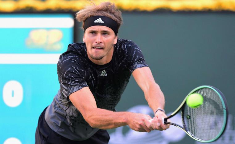 لاعب التنس الالماني يحسم المواجهة مع المخضرم البريطاني على الشبكة