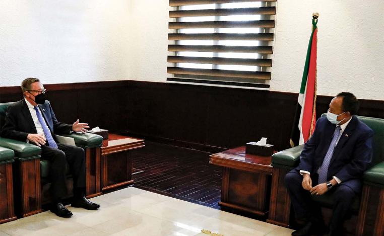 Feltman held talks with the head of its ruling council and the prime minister