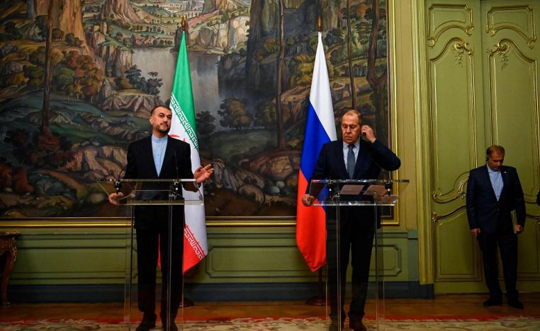 وزير الخارجية الإيراني يهدد من موسكو بالتصعيد في حال فشلت مفاوضات فيينا النووية