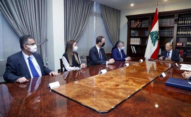Aoun said work was under way to start negotiations with the IMF for a programme to rescue Lebanon from its economic meltdown