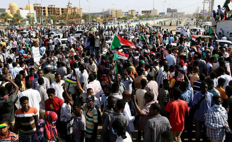 المتظاهرون في السودان