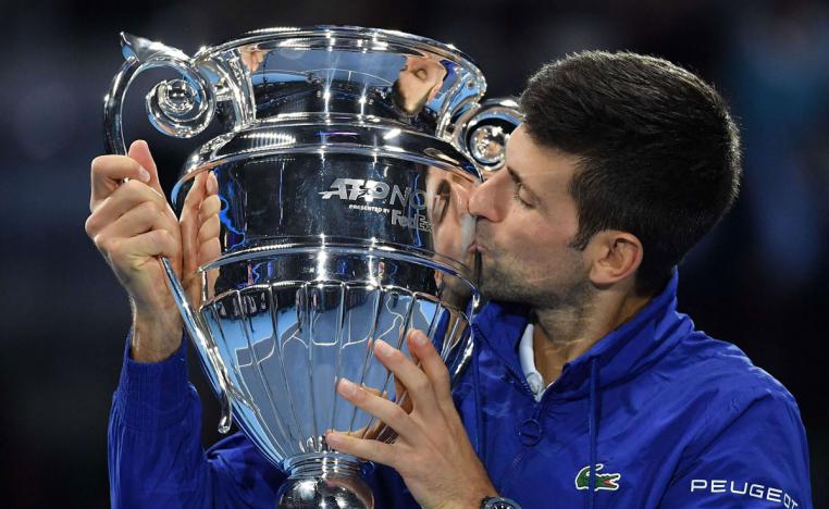 لاعب التنس الصربي مرشح بقوة لبلوغ الرقم القياسي لعدد الألقاب في البطولة الختامية