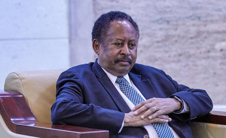 رئيس الوزراء السوداني المقال عبدالله حمدوك 