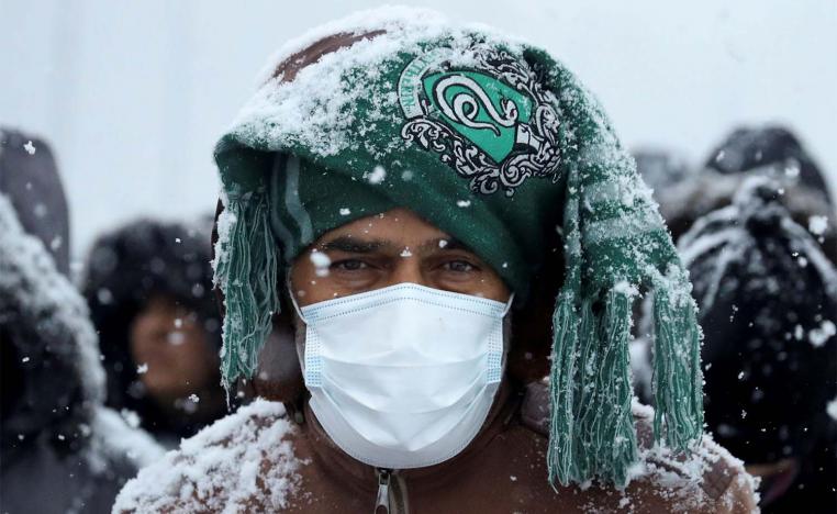 Braving the harsh conditions in Belarus to seek a better life in Europe
