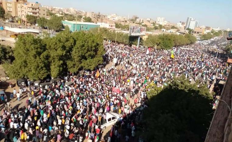 “The people want to bring down the regime,” shouted the protesters