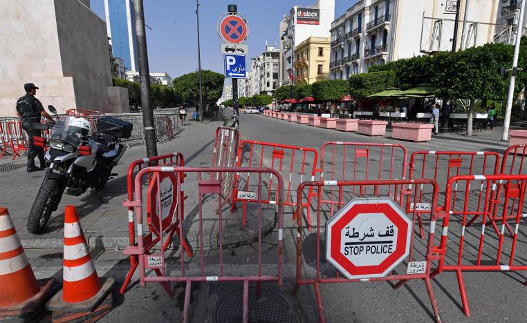 The attacker was spotted walking up and down Habib Bourguiba Avenue