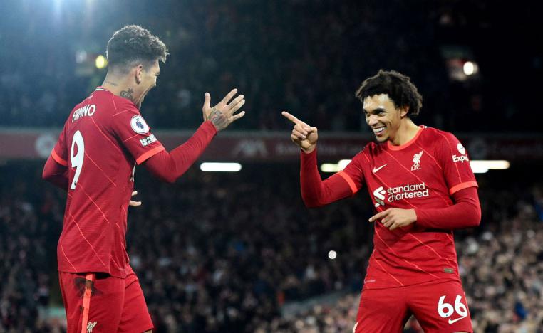 ليفربول في المركز الثاني