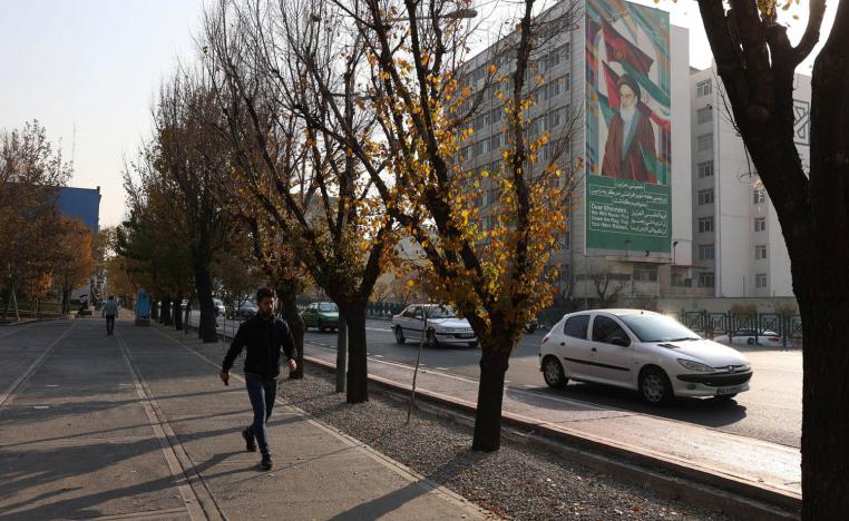 جدارية لآية الله الخميني في طهران