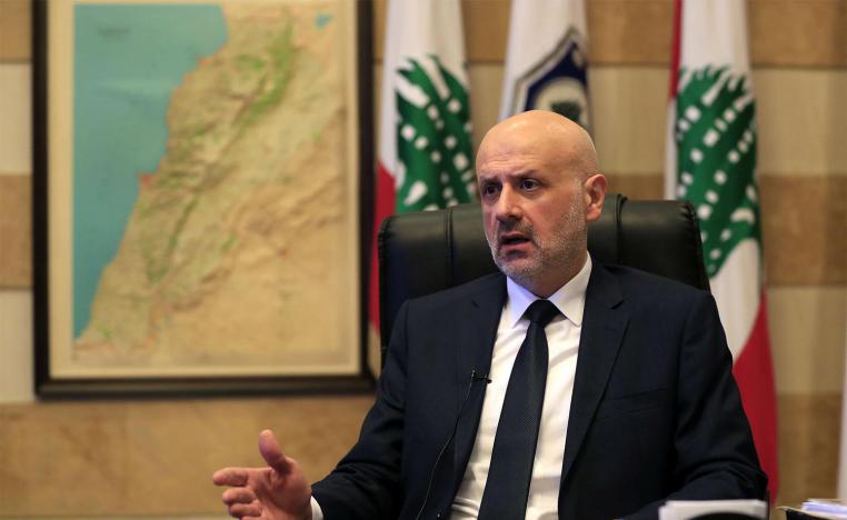 Lebanon's Interior Minister Bassam Moulawi