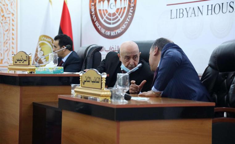 Shouted arguments in parliament