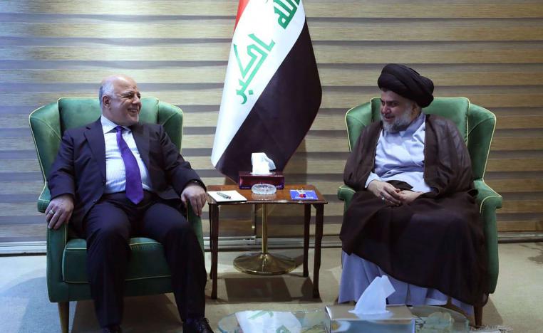 الصدر لم يفصل بعد في اسم الشخصية التي ستشكل الحكومة لكن اسم العبادي من ضمن الأسماء المطروحة