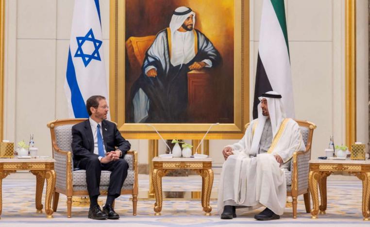 الرئيس الإسرائيلي بحث مع ولي عهد أبوظبي الأمن والعلاقات الثنائية 