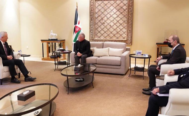 The meeting is part of revamped ties between Israel and Jordan