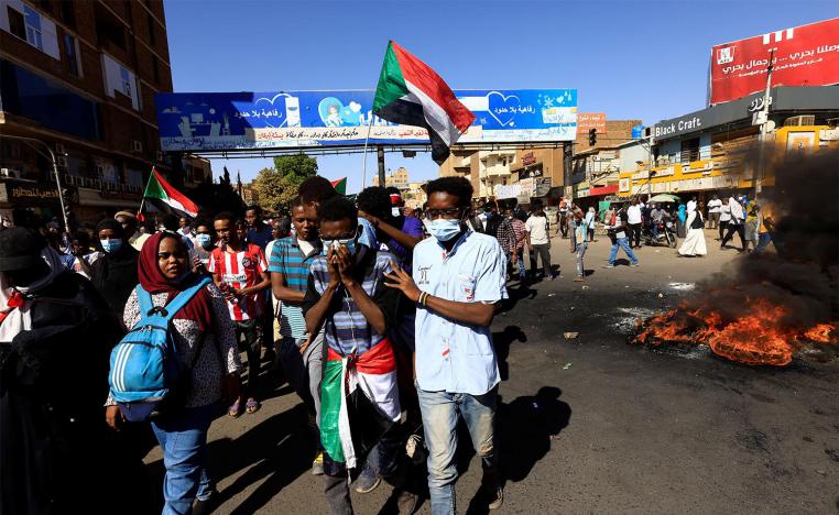Protesters chanted: “Power to the people!”