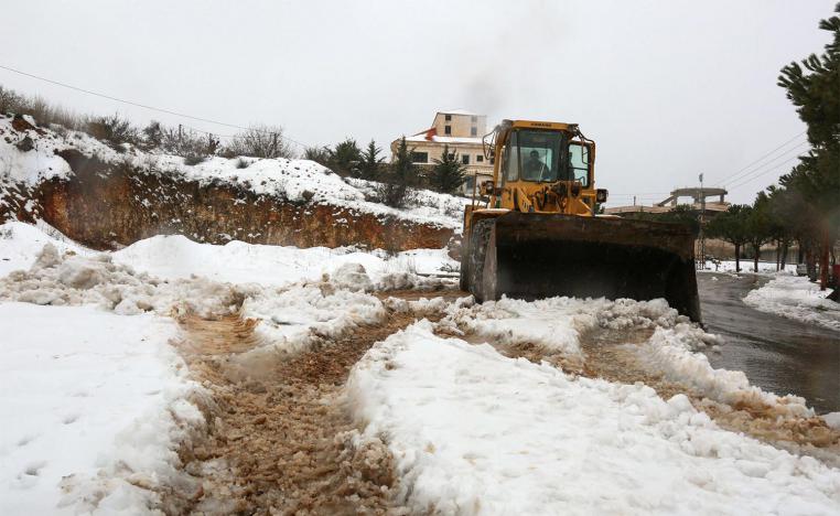 snow in Lebanon