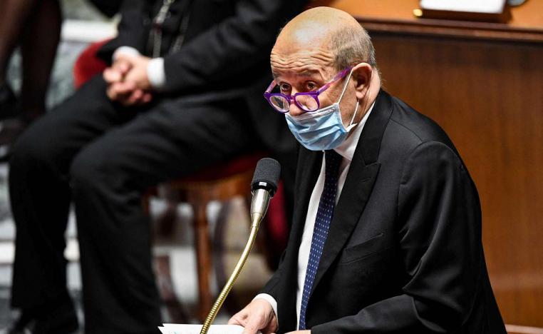 وزير الخارجية الفرنسي جان إيف لو دريان 