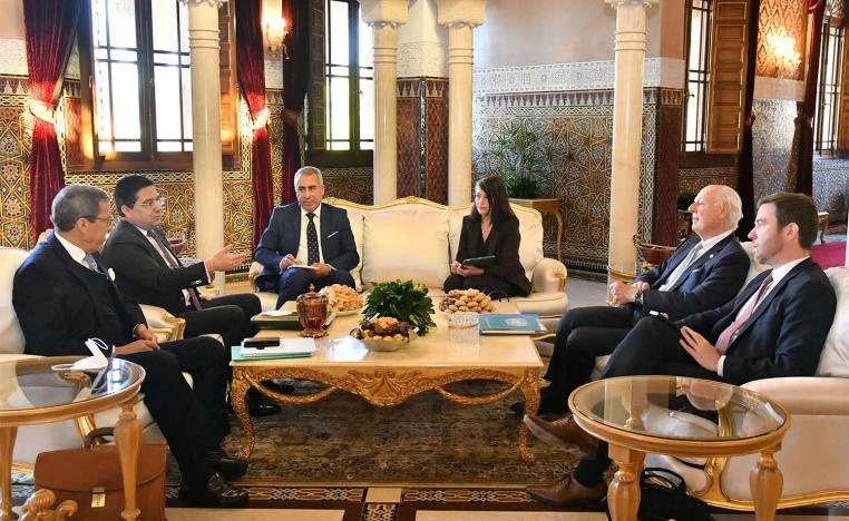 De Mistura's first stop of his regional tour was Rabat