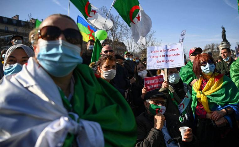 Algeria's diaspora in Europe supporting the Hirak movement