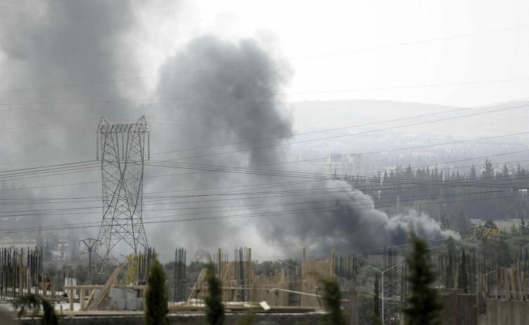 The attack came a day after Syria said that several missiles from Israel struck areas around the town of Quneitra