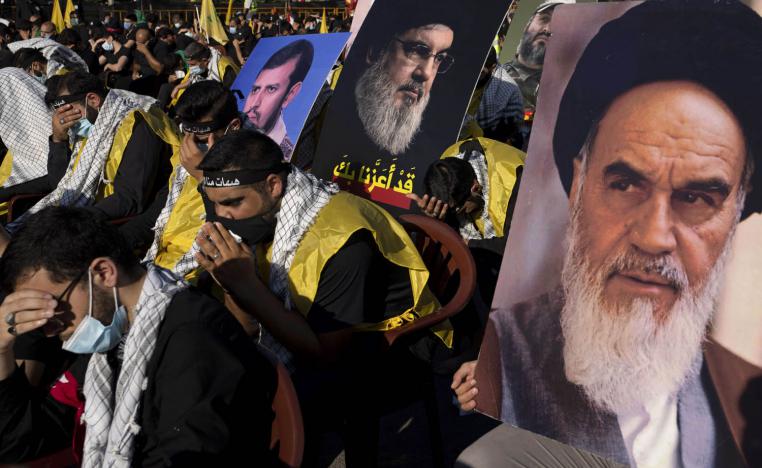 احتفال حزب الله بعاشوراء في الضاحية الجنوبية لبيروت