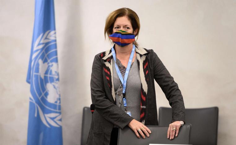 UN adviser Stephanie Williams held separate meetings with Dbeibah and Bashagha