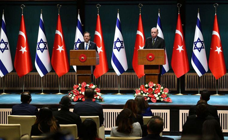 اردوغان يسعى لبدء حقبة جديدة في العلاقات التركية الإسرائيلية