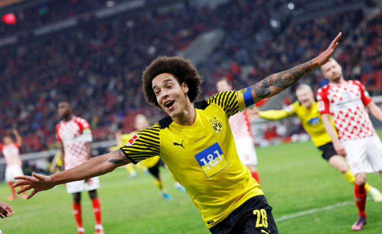 البلجيكي فيتسل يمنح فريقه الاصفر نقاط الفوز 