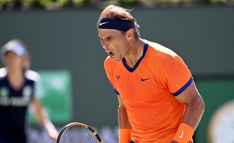 لاعب التنس الاسباني يفوز على غريمه الاميركي بمجموعتين مقابل مجموعة