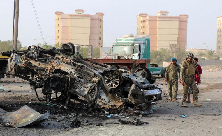 General Jawas was driving to his home in Aden after he attended the funeral of a relative in Laj province 