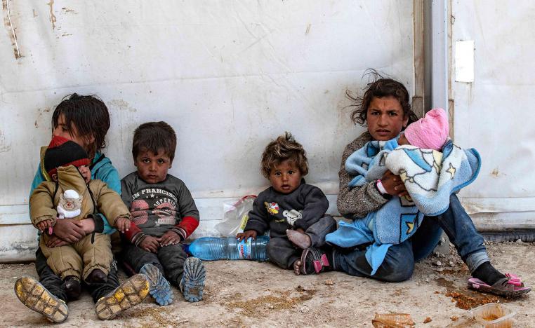 18 ألف طفل عراقي و7300 آخرين من ستين دولة عالقون في المخيمين