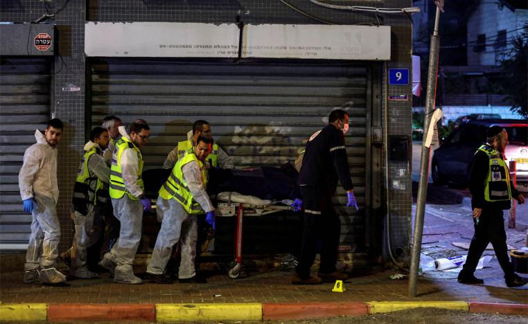 The two killed in the Sunday night attack in Hadera were Israeli police officers