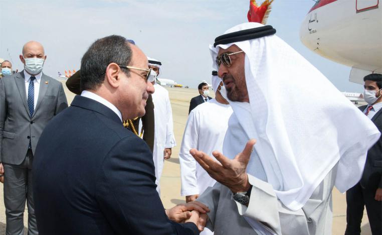 The meeting took place in the Red Sea resort town of Sharm el-Sheikh 