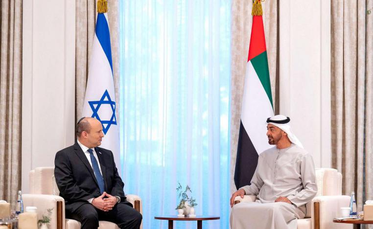 المسؤولون الاسرائيليون ابدوا سعيهم لتعزيز التعاون الاقتصادي والتكنولوجي والامني مع الامارات