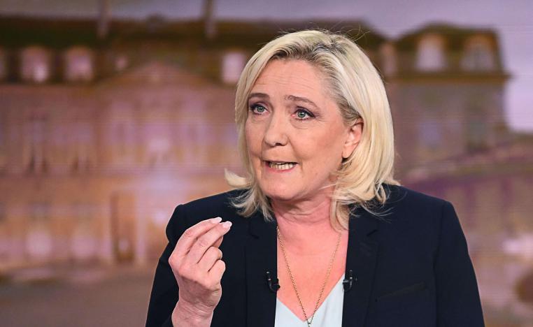 ماري لوبن دعت الى حظر ذبح الحيوانات على الطريقة الاسلامية