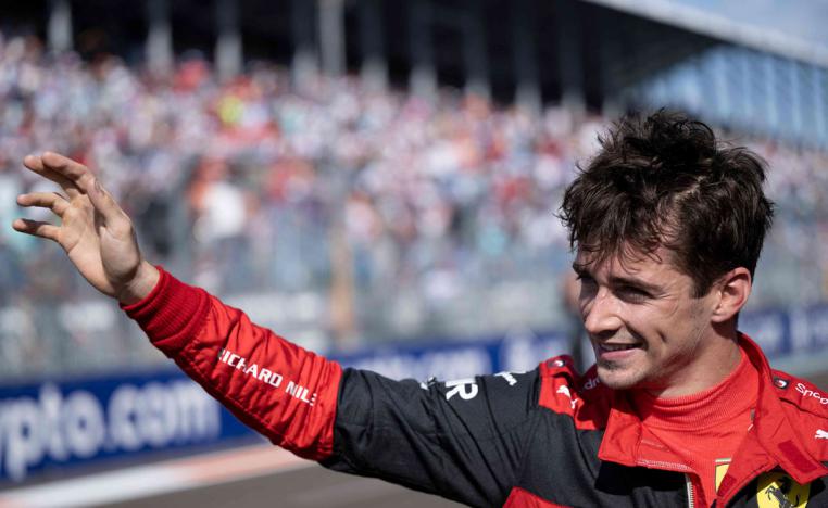 سائق فيراري يسجل اسرع توقيت للمرة الثالثة في الموسم