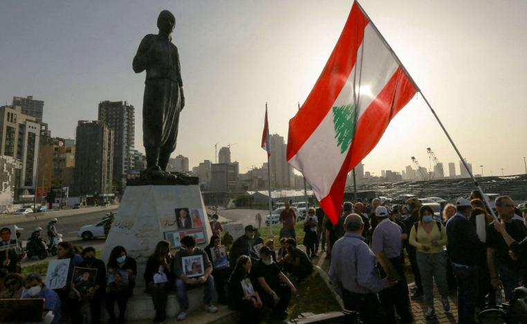 أهالي ضحايا انفجار مرفأ بيروت يشعرون بالاحباط من اعادة انتخاب علي حسم خليل وغازي زعيتر