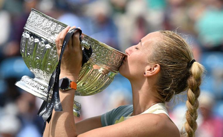 الانتصار الخامس للاعبة التنس التشيكية على أوستابنكو من أصل تسعة لقاءات بينهما