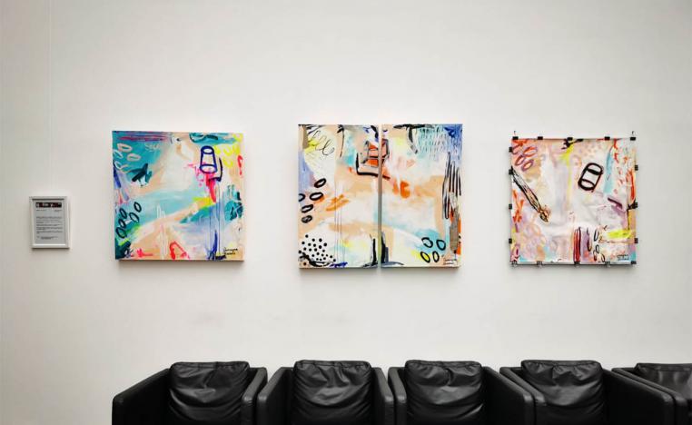 Badoud is among 10 international artists taking part in the collective exhibition which is being held at the Art Gallery T69 in Hohenems