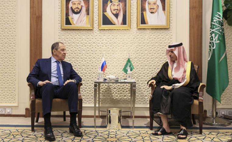 Lavrov met Saudi counterpart Prince Faisal bin Farhan Al Saud 