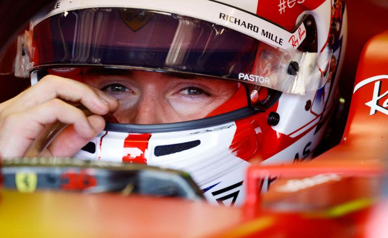 لوكلير يسجل التوقيت الاسرع خلال الفترة الاولى