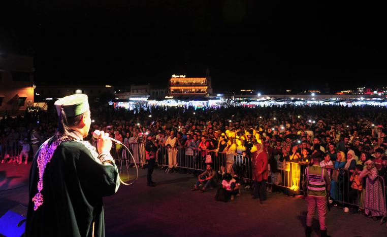 Electrifying atmosphere at packed Jemaa Lfna square